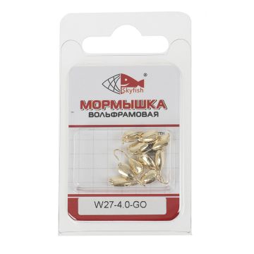 Мормышка вольф. SKYFISH "Нимфа", золото W27-4.0-GO